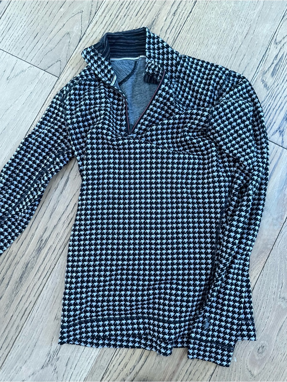 SmartWool Houndstooth 1/4 Zip womens
